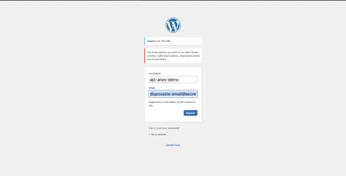 More information about "Disposable Email Checker (Wordpress)"